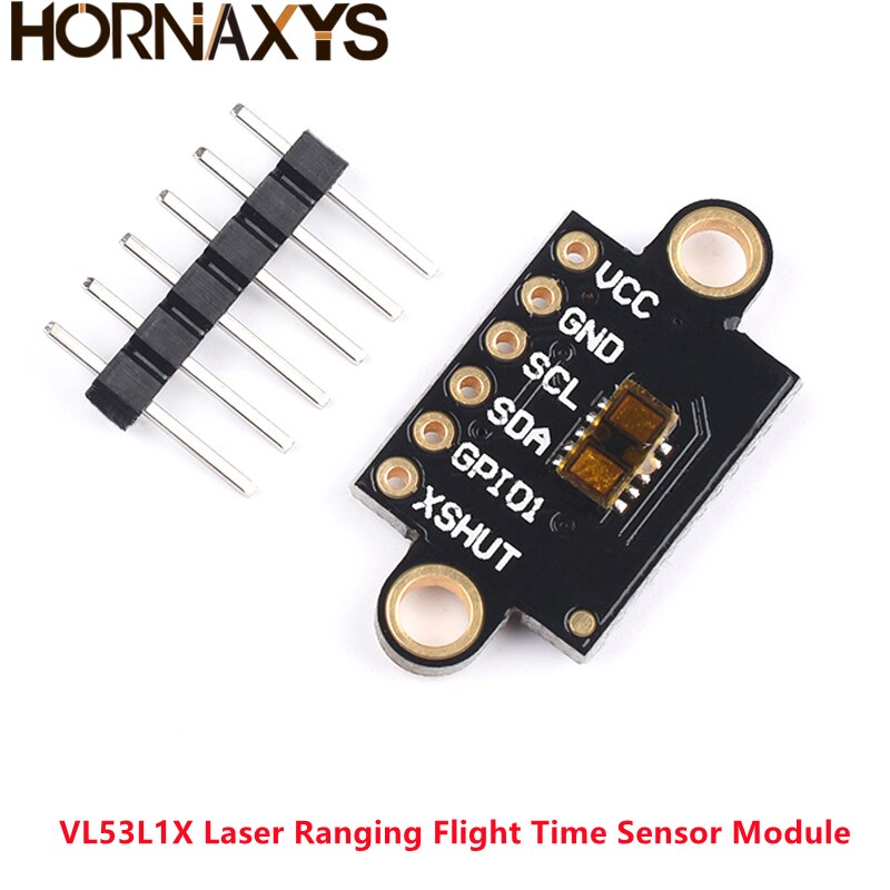 1-5PCS/ VL53L1X 레이저 거리 비행 시간 센서 모듈 거리 400cm 측정 확장 보드 모듈